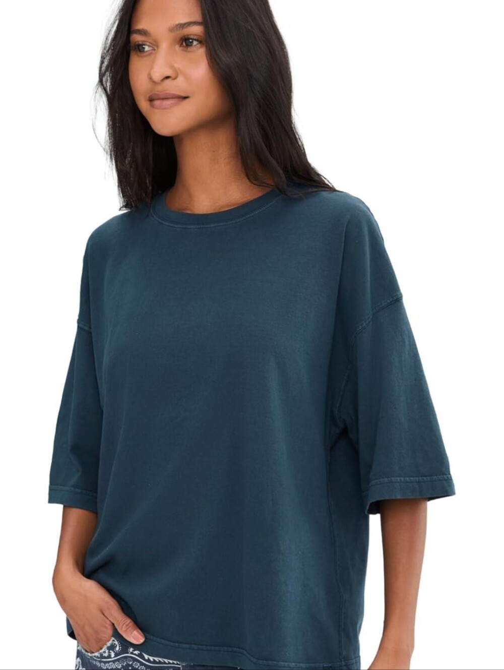 Free People Women's Perfect Oversized Tee - Picture 2 of 5